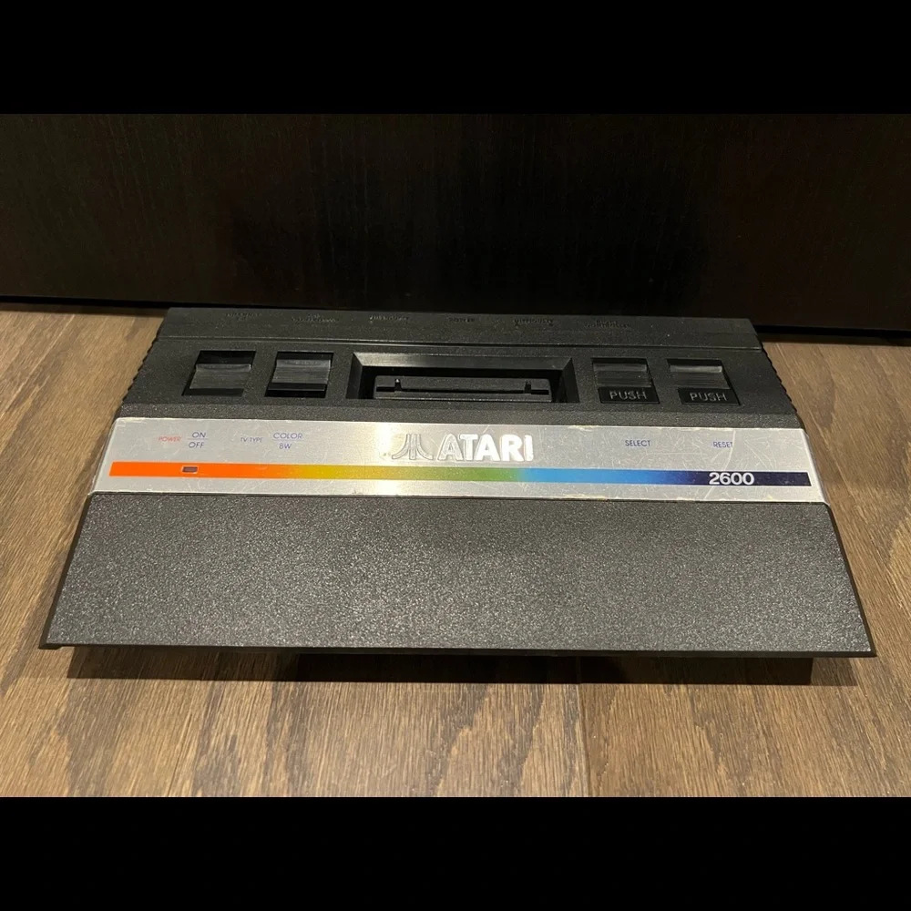 S Video Modded Atari 2600 Jr Console with Cables